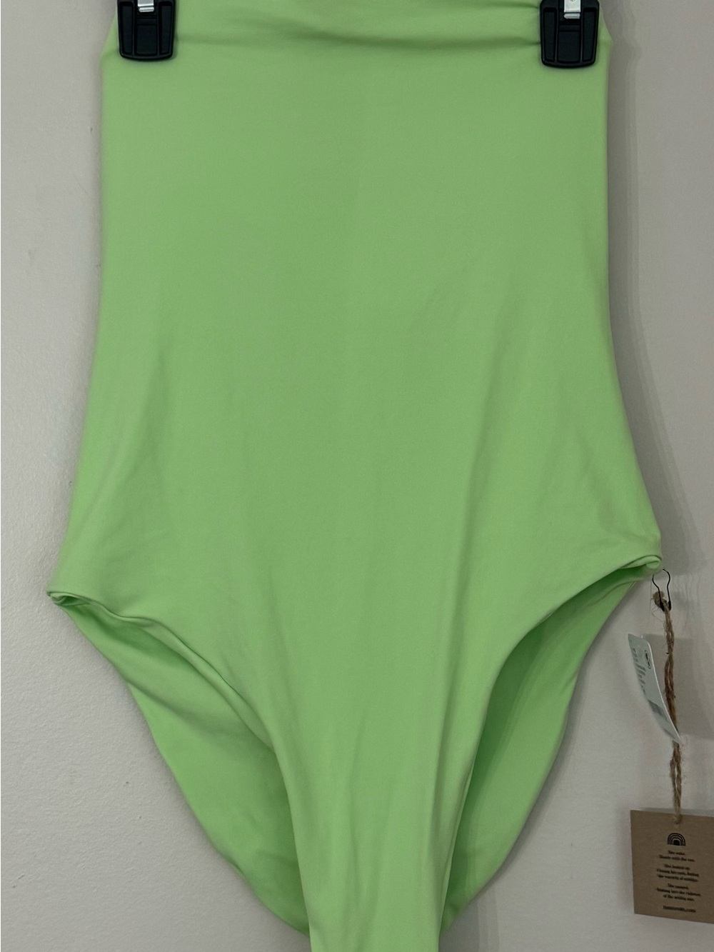 Free People One-Piece Swimsuit in Light Green